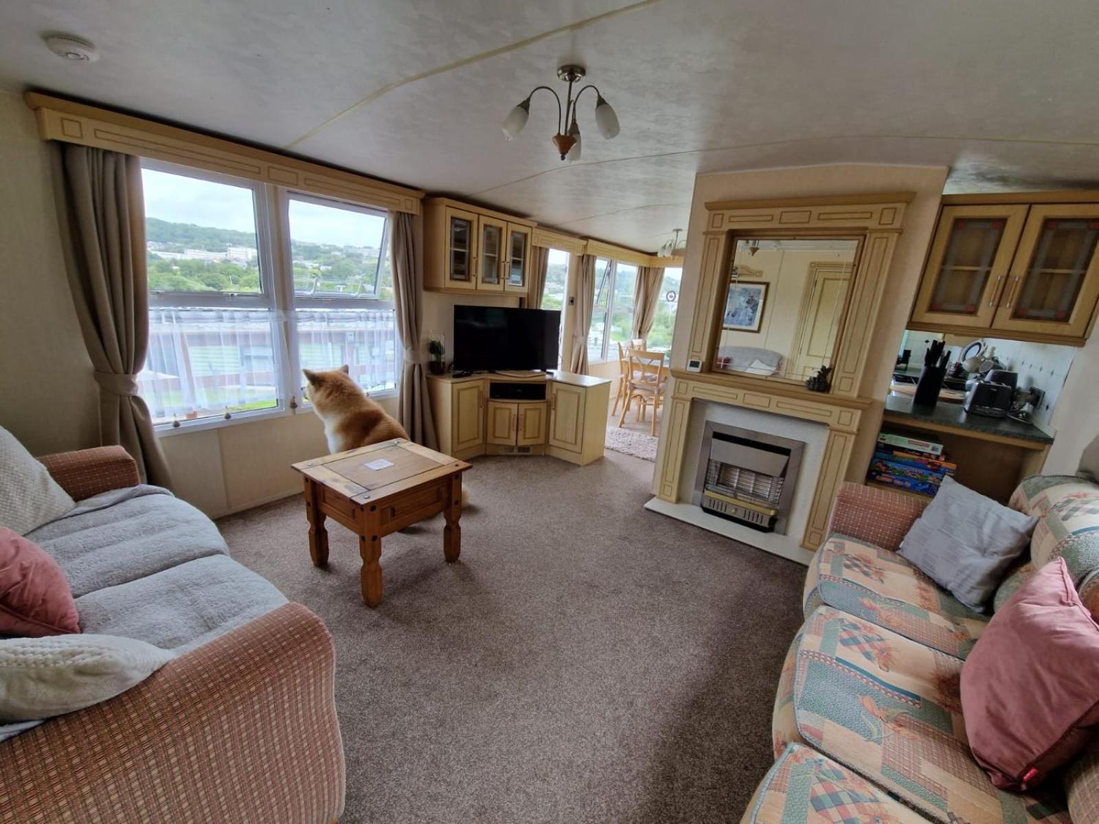 Haven On The Hill 2 Bed Caravan With Town Views Of Aberystwyth F7 ภายนอก รูปภาพ