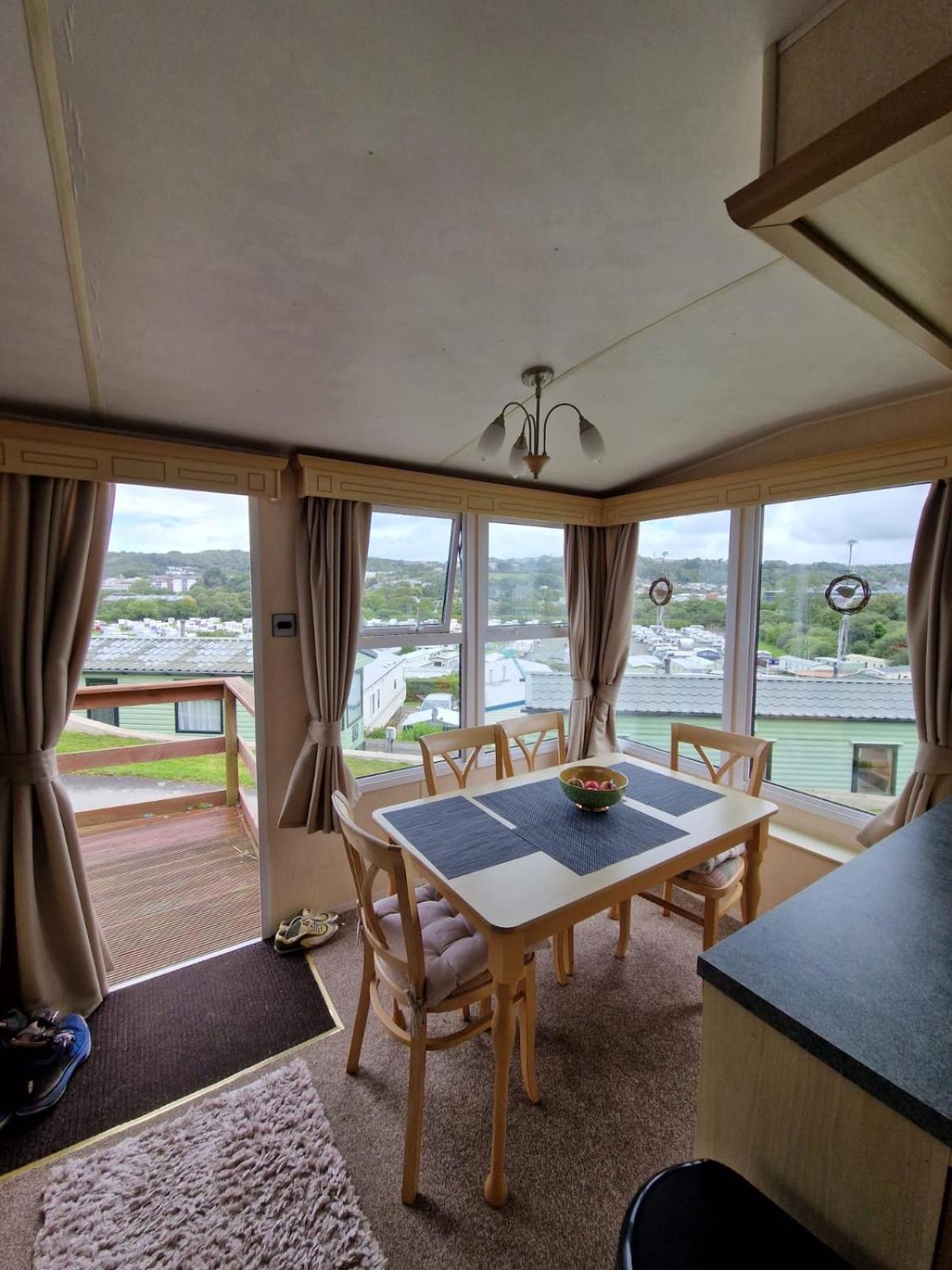 Haven On The Hill 2 Bed Caravan With Town Views Of Aberystwyth F7 ภายนอก รูปภาพ